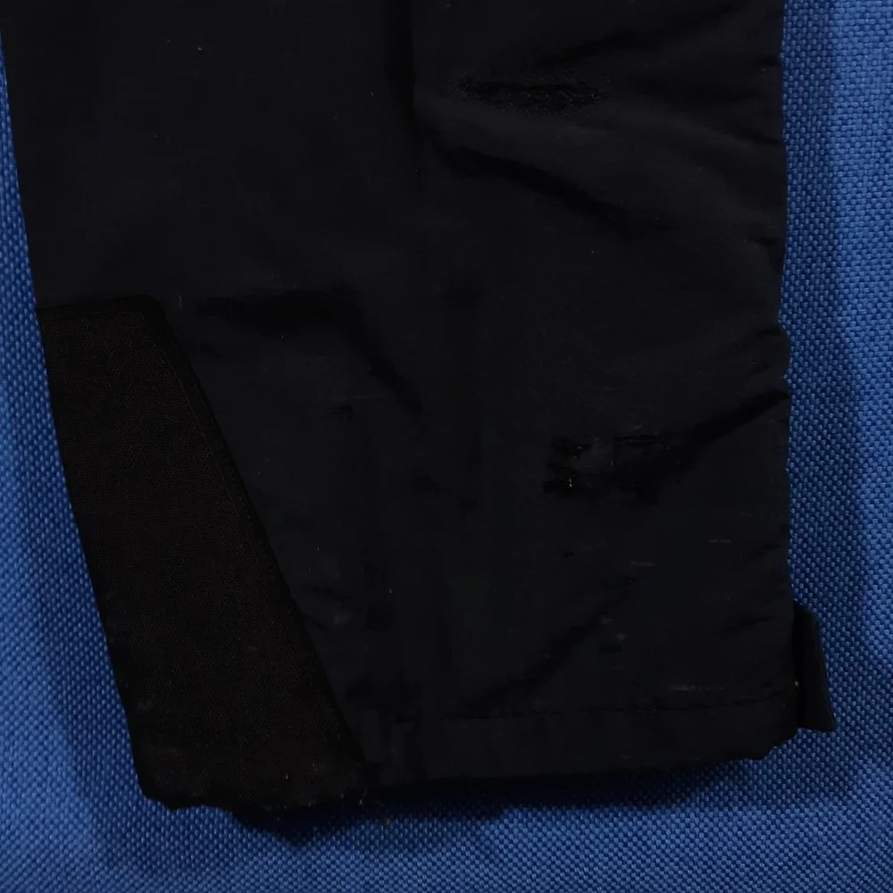 Vintage 1990s The North Face Goretex Ski Pants Vertical Size Medium Black Nylon